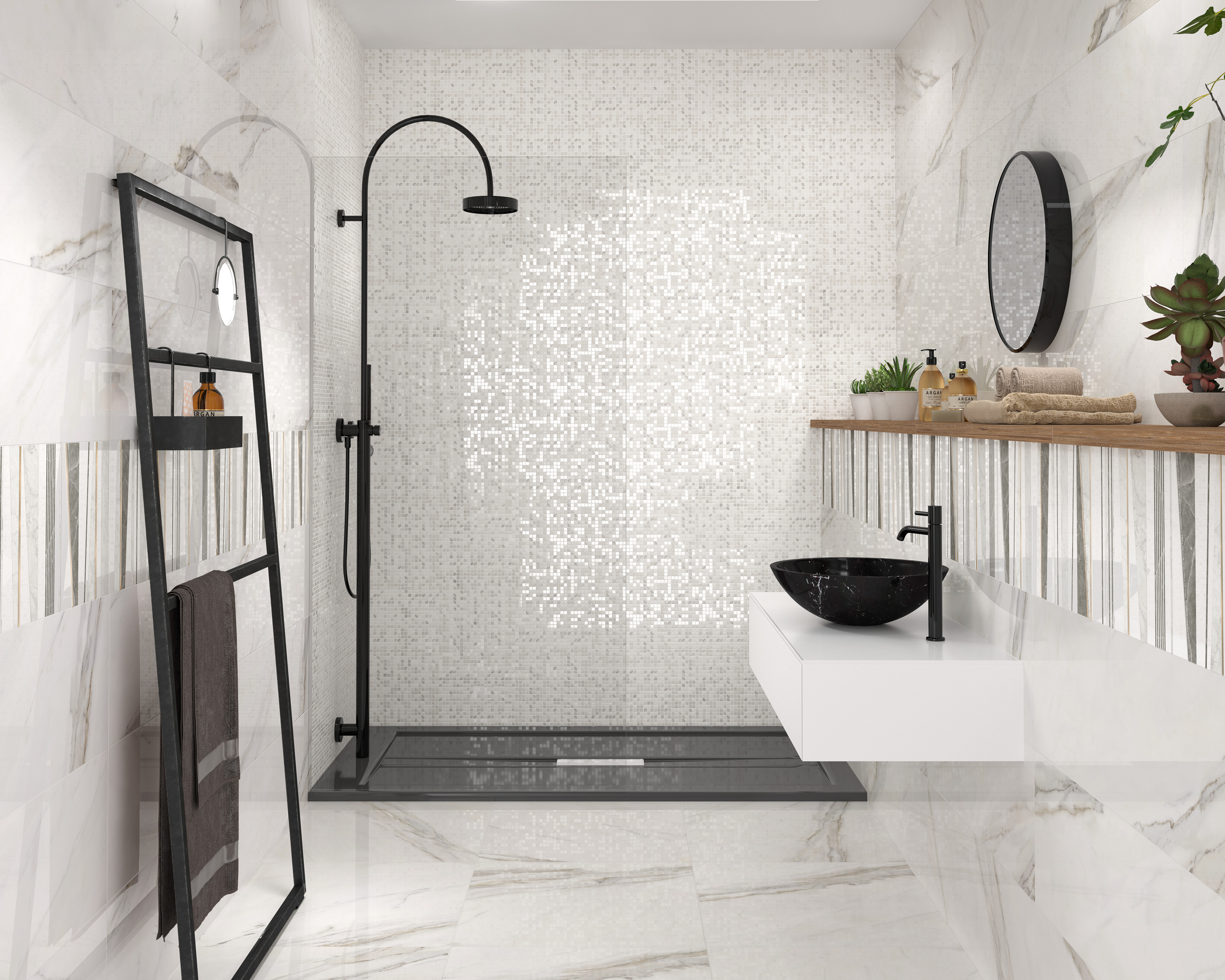 Looking For The Perfect Tiles To Go With Your Black Bathroom Fixtures